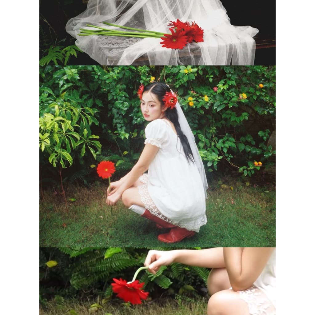 Babydoll Puff Sleeve Turtleneck Ophelia Dress